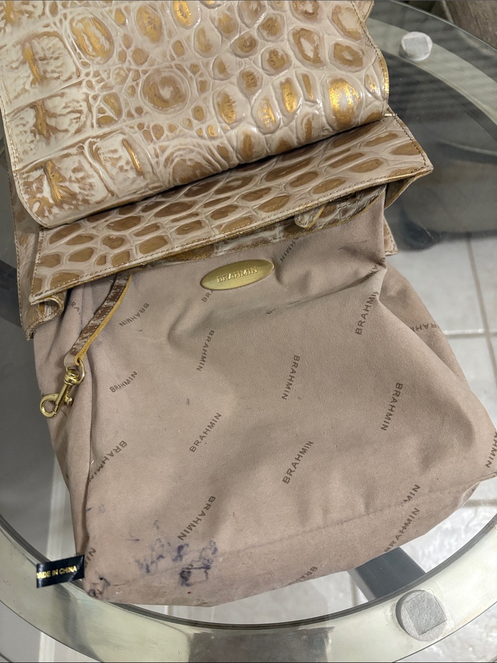 Brahmin Backpack 11 x. 9.5 x 3 - Picture 13 of 16